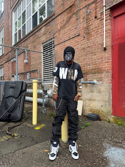 "WAR" Theme Long Sleeve Shirt