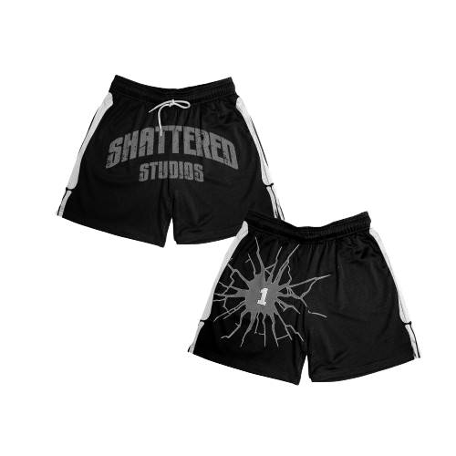Shattered Studios Basic Shorts Black